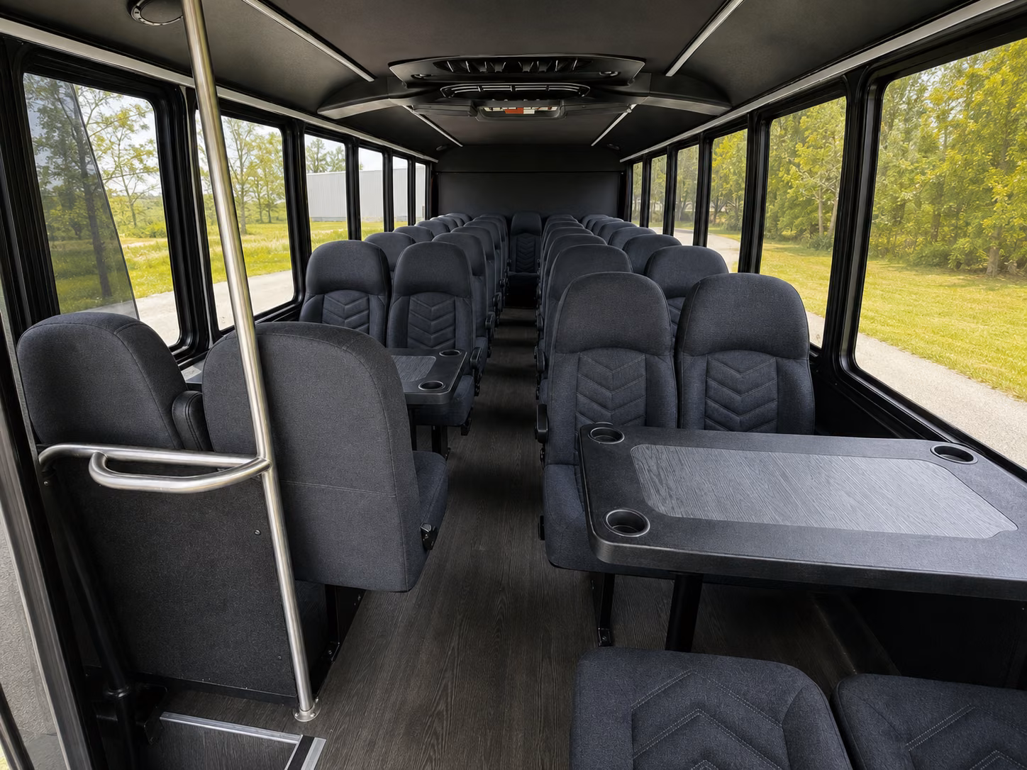 piscataway 15 passenger minibus inside