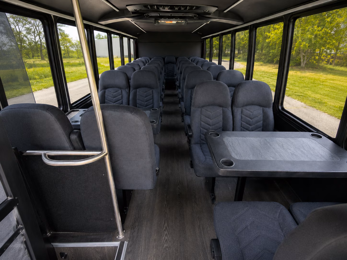 piscataway 18 passenger minibus inside