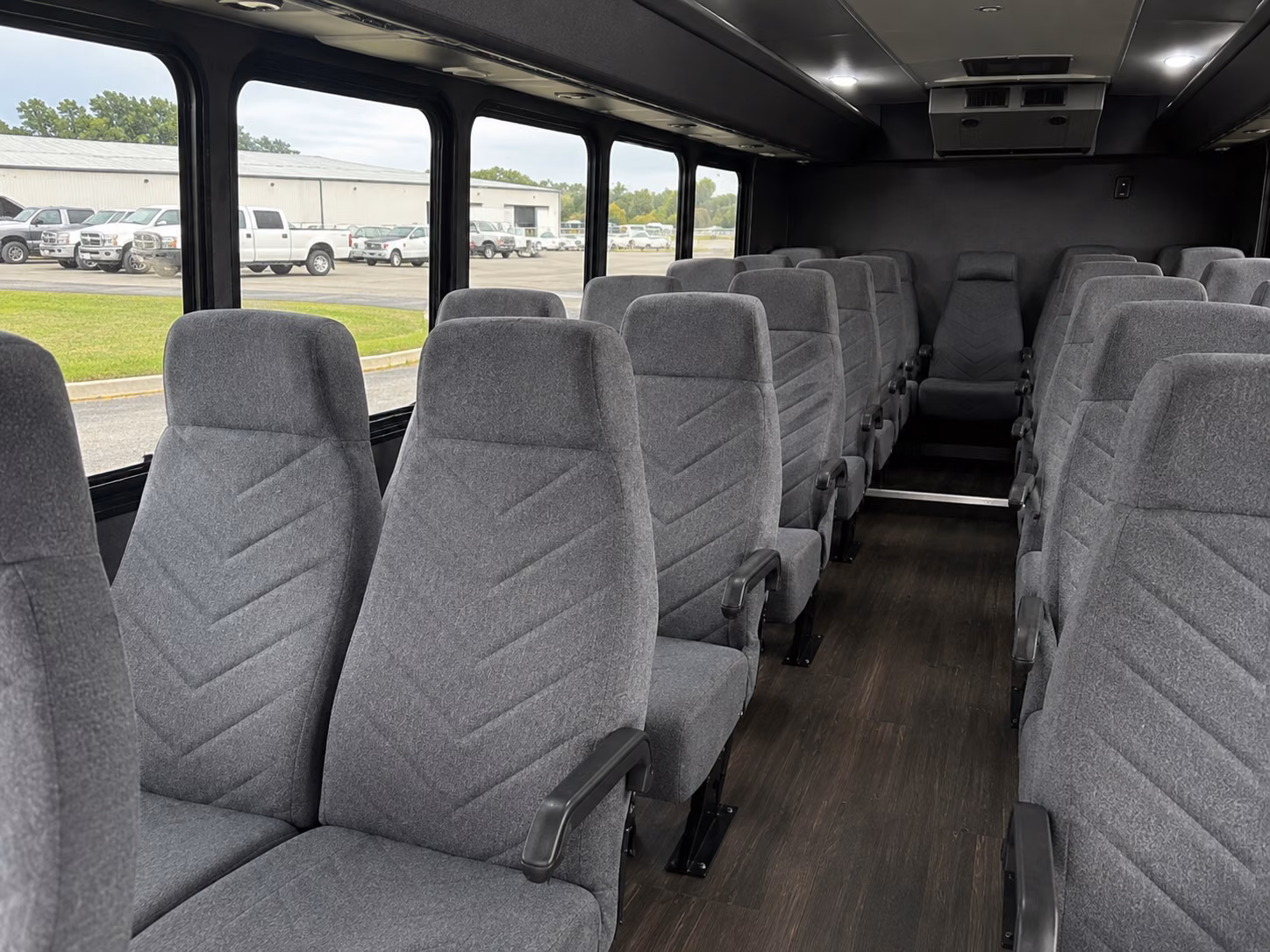 piscataway 18 passenger minibus interior
