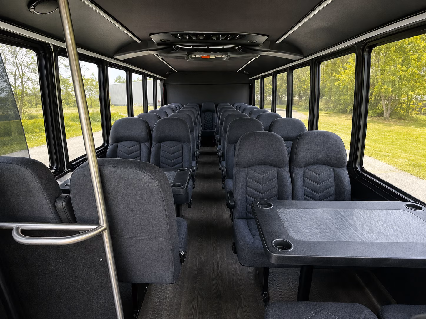 piscataway 20 passenger minibus interior