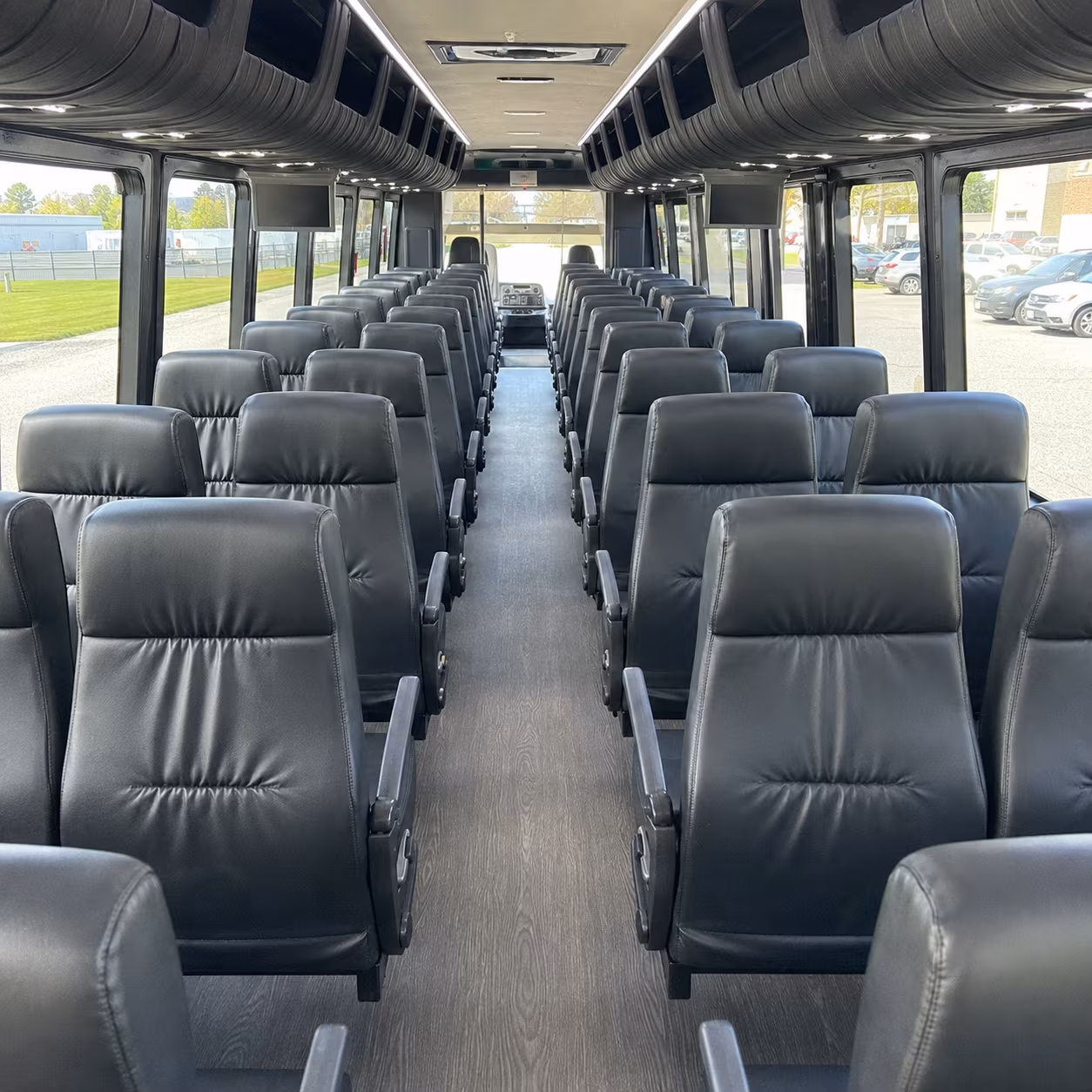 piscataway 30 passenger minibus interior