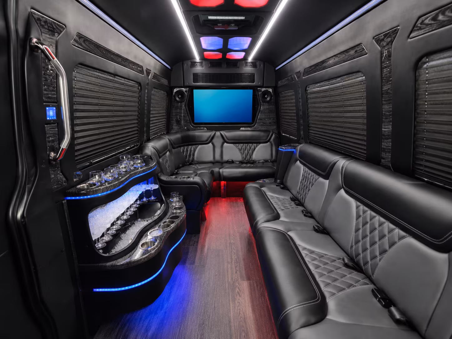 piscataway sprinter limousine interior